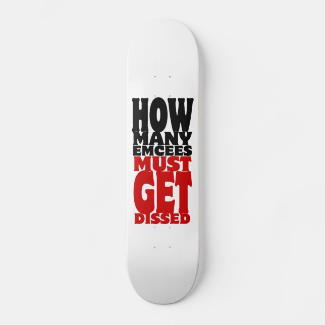 Hur många e-postmeddelanden måste diskuteras mini skateboard bräda 18,7 cm (Framsida)