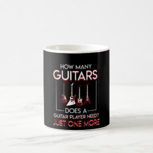 Hur många ett gitarrspelarebehov ett mer kaffemugg