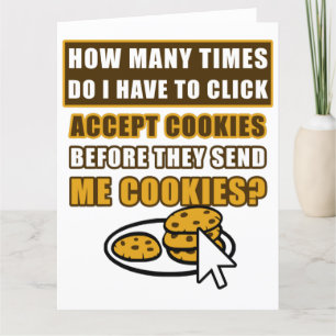 Hur många gånger måste jag klicka på Acceptera coo Tack Kort