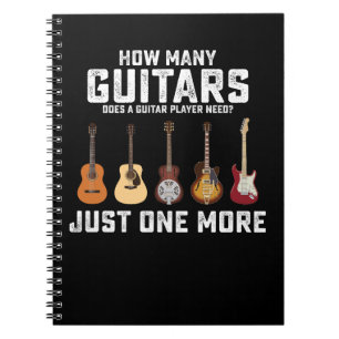 Hur många gitarrer behöver en gitarr? anteckningsbok