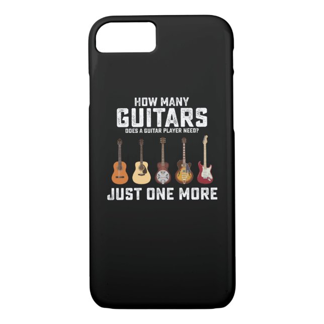 Hur många gitarrer behöver en gitarr? Case-Mate iPhone skal (Baksida)