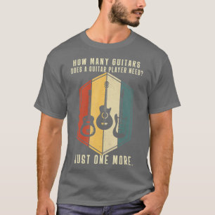 Hur många gitarrer ger För manar Guitar Players Mu T Shirt