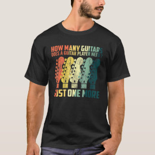 Hur många Guitars För manar Guitar Players Music V T Shirt