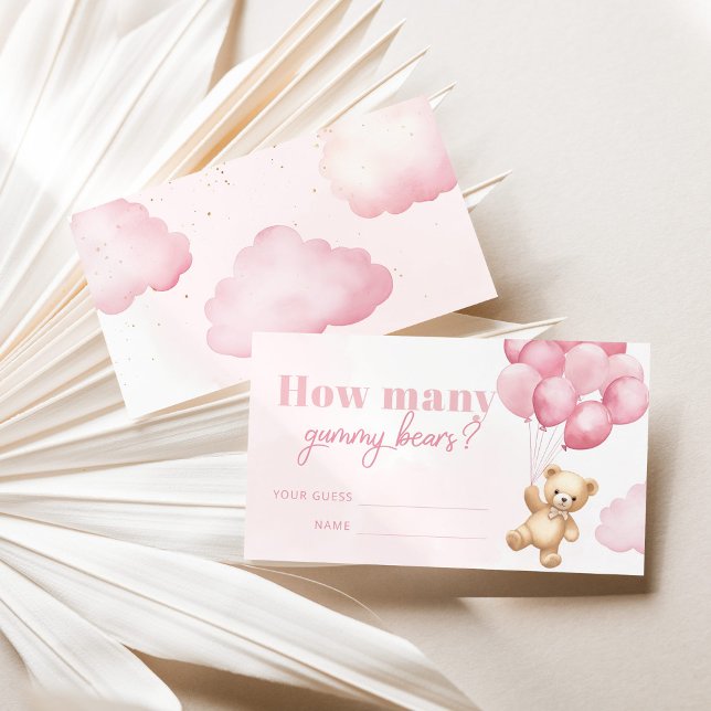 Hur många gummibjörnar som finns i burk rosa ballo tilläggskort (Skapare uppladdad)