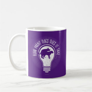 Hur många Hundar tar det? Kaffe Mugg
