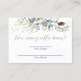 Hur många kaffebönor får spelkort placeringskort