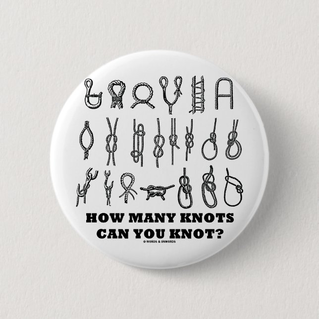 Hur många kan knyter du knyta? knapp (Framsida)