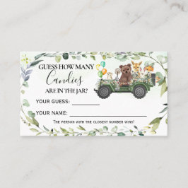 Hur många kanariska babyskor placeringskort