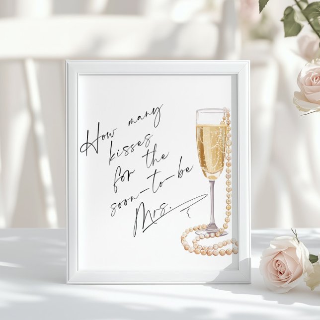 Hur många kisser Pearls och Prosecco Möhippa? Poster (Skapare uppladdad)