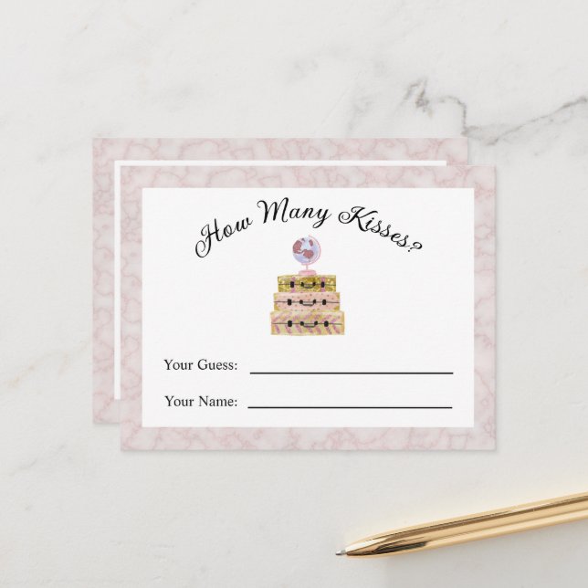 Hur många Kisses-frågor besvarar kortets resetema Vykort (Fram/Back In Situ)