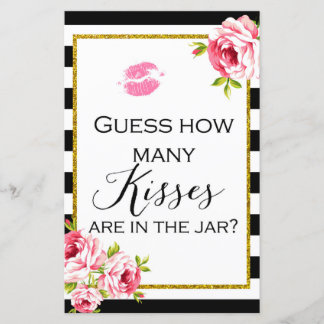Hur många Kisses i Burk - Möhippa Game