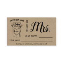 Hur många Kisses kommer att bli Mrs. Spelkort?