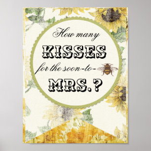 Hur många Kisses-Möhippa-spel Poster