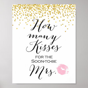 Hur många Kisses-speltecken Poster