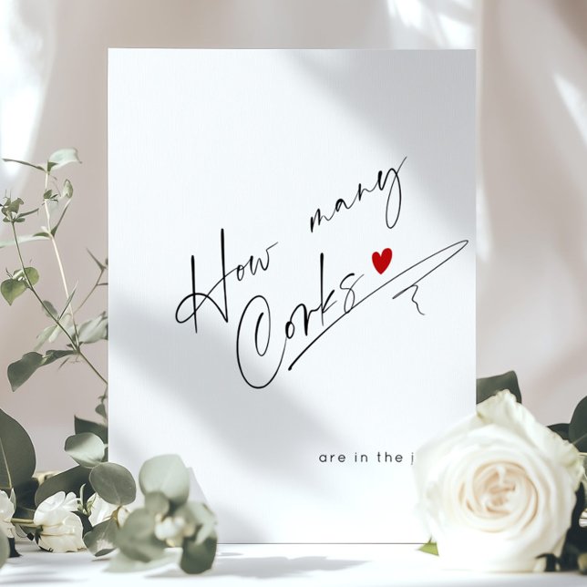 Hur många kork finns i det minimalistiska manuset  poster (Skapare uppladdad)