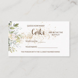 Hur många Kork-jokertecken för växtbaserad Möhippa Placeringskort