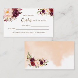 Hur många Kork Marsala-Möhippa-spelkort Placeringskort