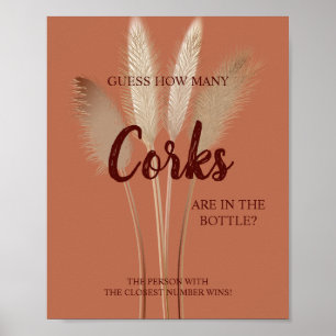Hur många Kork Pampas Möhippa Game-tecken Poster