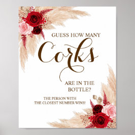 Hur många Kork Pampas Möhippa Game-tecken Poster