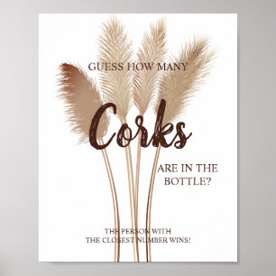 Hur många Kork Pampas Möhippa Game-tecken Poster