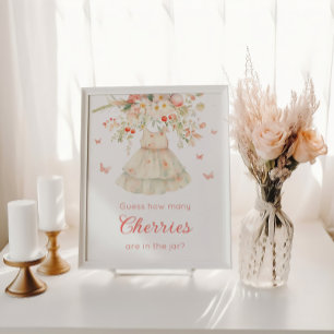 Hur många körsbär i burk Clothesline Baby? Poster