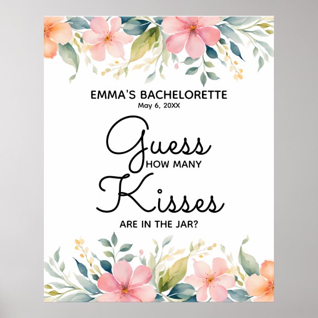 hur många kyssar finns i duschen spel poster (Framsidan)