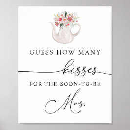 Hur Många Kyssar till den Snart Blivande Fru Skylt
