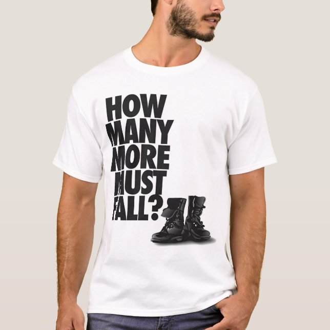 Hur många mer? t shirt (Framsida)