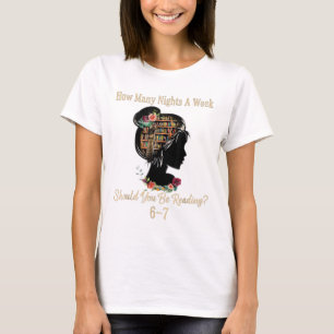 Hur många nätter läser 67 Roligt Meme Sex Sju Te T Shirt