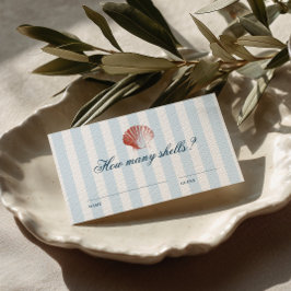 Hur många Skal Gissningslek Tilläggskort