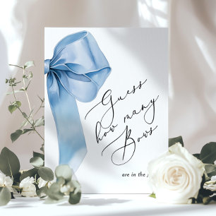 Hur många slingor finns i burken blå baby shower poster
