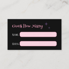Hur Många Söta Kusliga Halloween Baby Shower Spel Tilläggskort