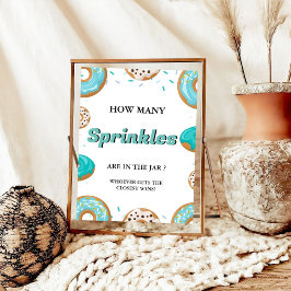 Hur många SPrinkles i Burk babybilderspelet Poster