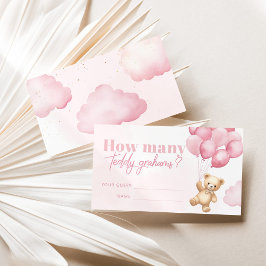 Hur många teddyskägg finns i burk rosa? tilläggskort
