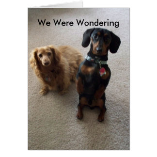 Hur mår du? hälsningskort