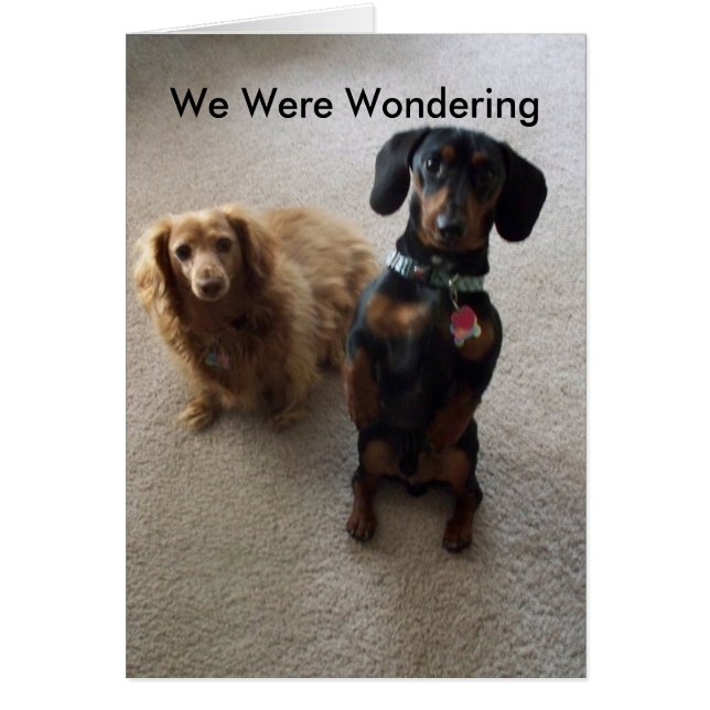 Hur mår du? hälsningskort (Framsidan)