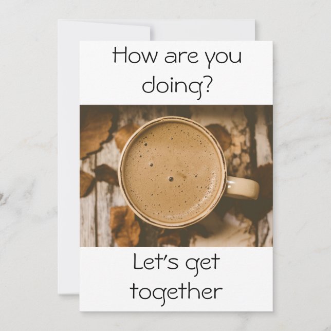 Hur mår du? inbjudningar (Framsida)