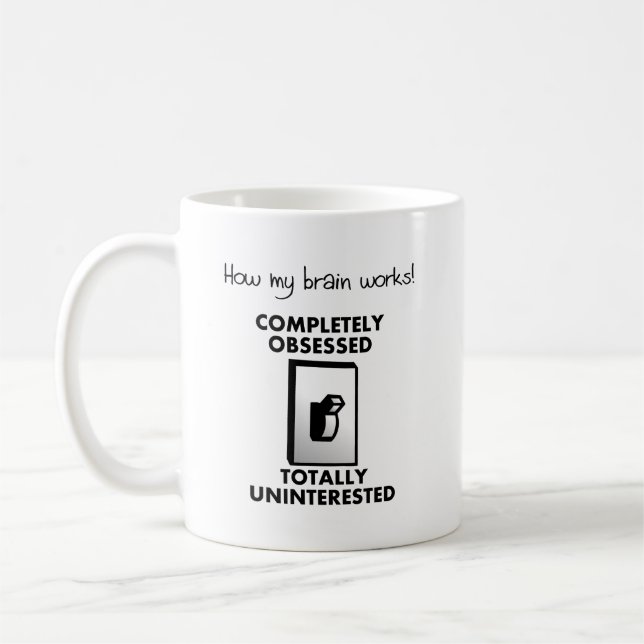 Hur min hjärna fungerar? kaffemugg (Vänster)