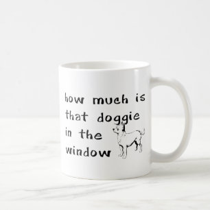 Hur mycket är den vovve i fönstret kaffemugg