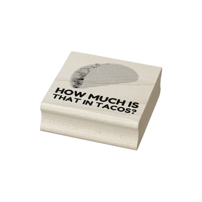 Hur mycket är det i tacos? stämpel (Stämpel)