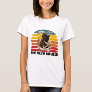 hur mycket du behöver pengar - gangsta cat t shirt