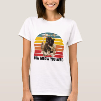 hur mycket du behöver pengar - gangsta cat t shirt