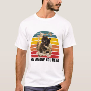 hur mycket du behöver pengar - gangsta cat t shirt