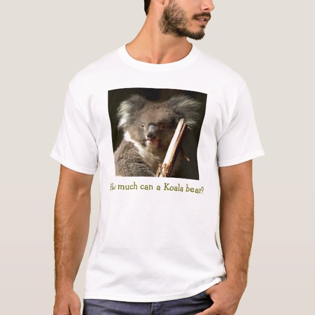 Hur mycket kan en Koala uthärda? T-shirt (Framsida)
