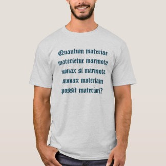 Hur mycket trä skulle en t-shirt