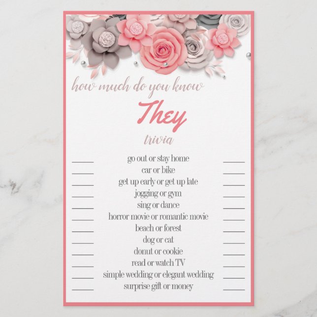 Hur mycket vet du om They Card Flygblad (Framsidan)