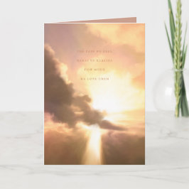 Hur mycket vi kärlekar dem Sympathy Card Kort