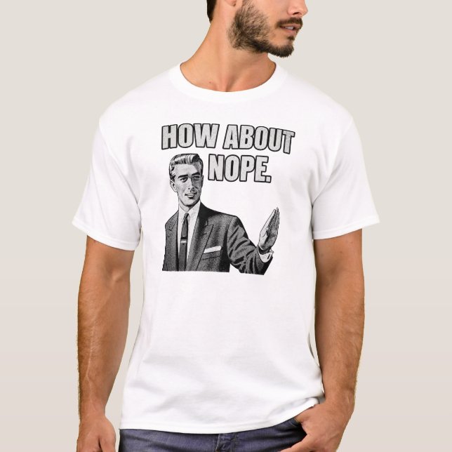 Hur Nej Rolig Fram Och Bak T-Shirt (Framsida)