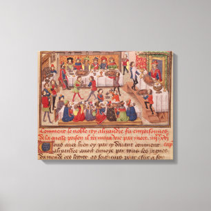 Hur Noble Kung Alexander förgiftades Canvastryck