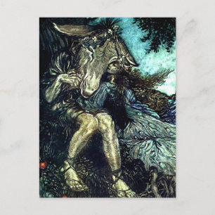 “Hur nu ande?” Sagokonst av Arthur Rackham Vykort